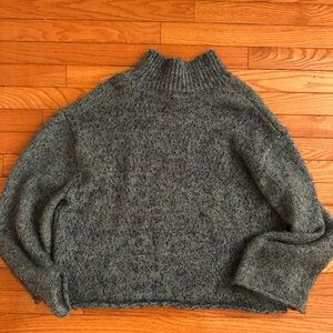 Moth BLUE GLITTERY Turtleneck Sweater